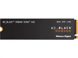 SanDisk - WD_BLACK 2TB SN850X NVMe Internal Gaming SSD Solid State Drive - Gen4 PCIe, M.2 2280, Up to 7,300 MB/s - WDS200T2X0E