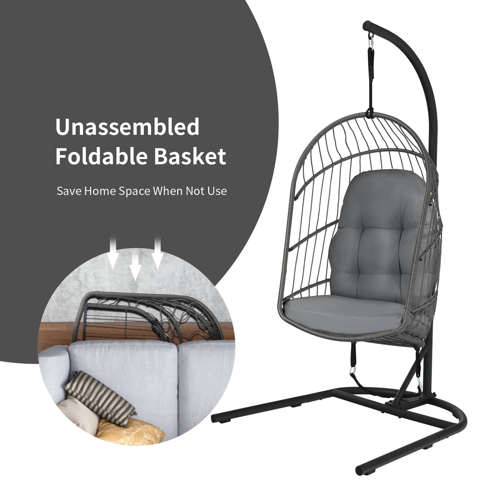 Unassembled Foldable Basket  
Save Home Space When Not Use
