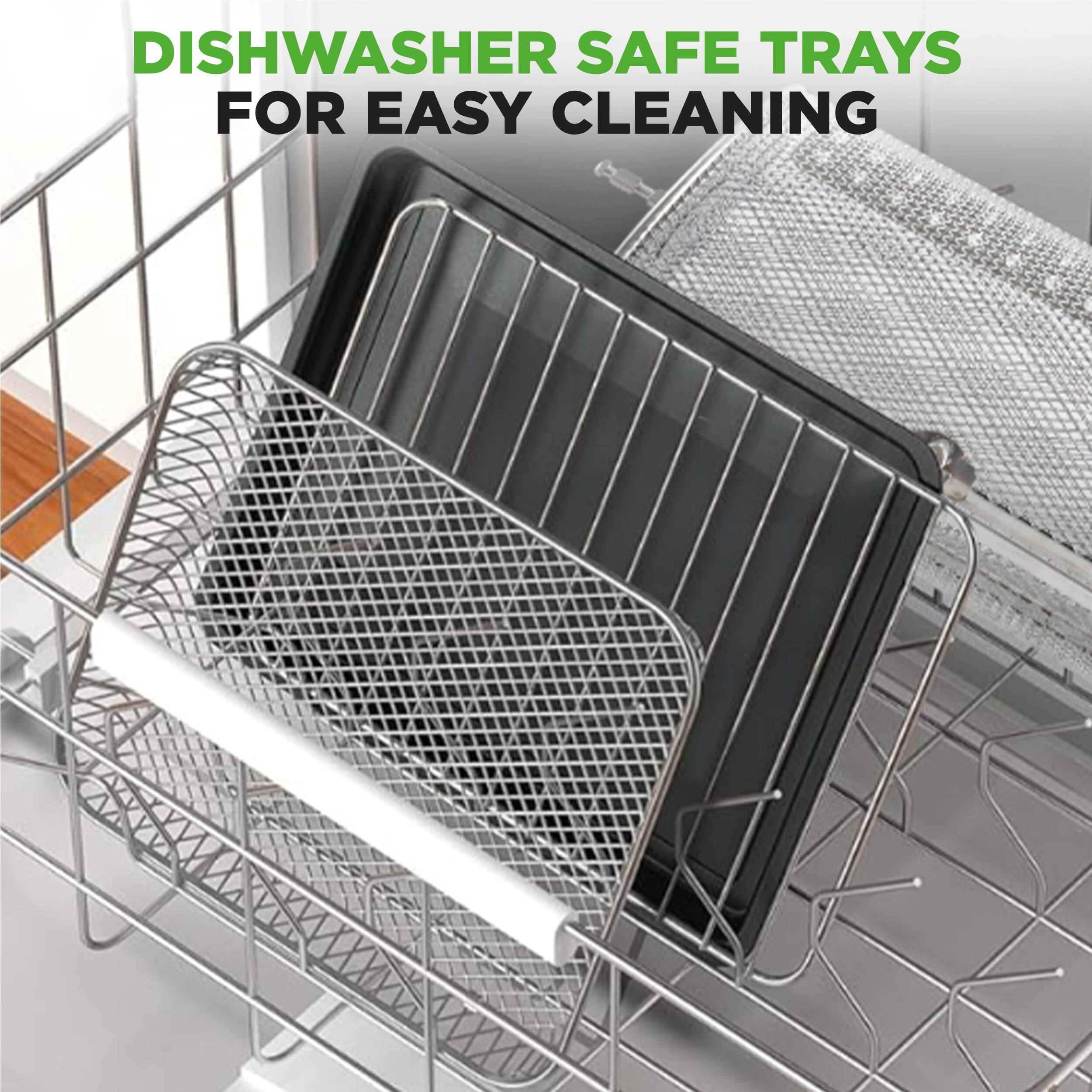 Dishwasher Safe Trays for Easy Cleaning
