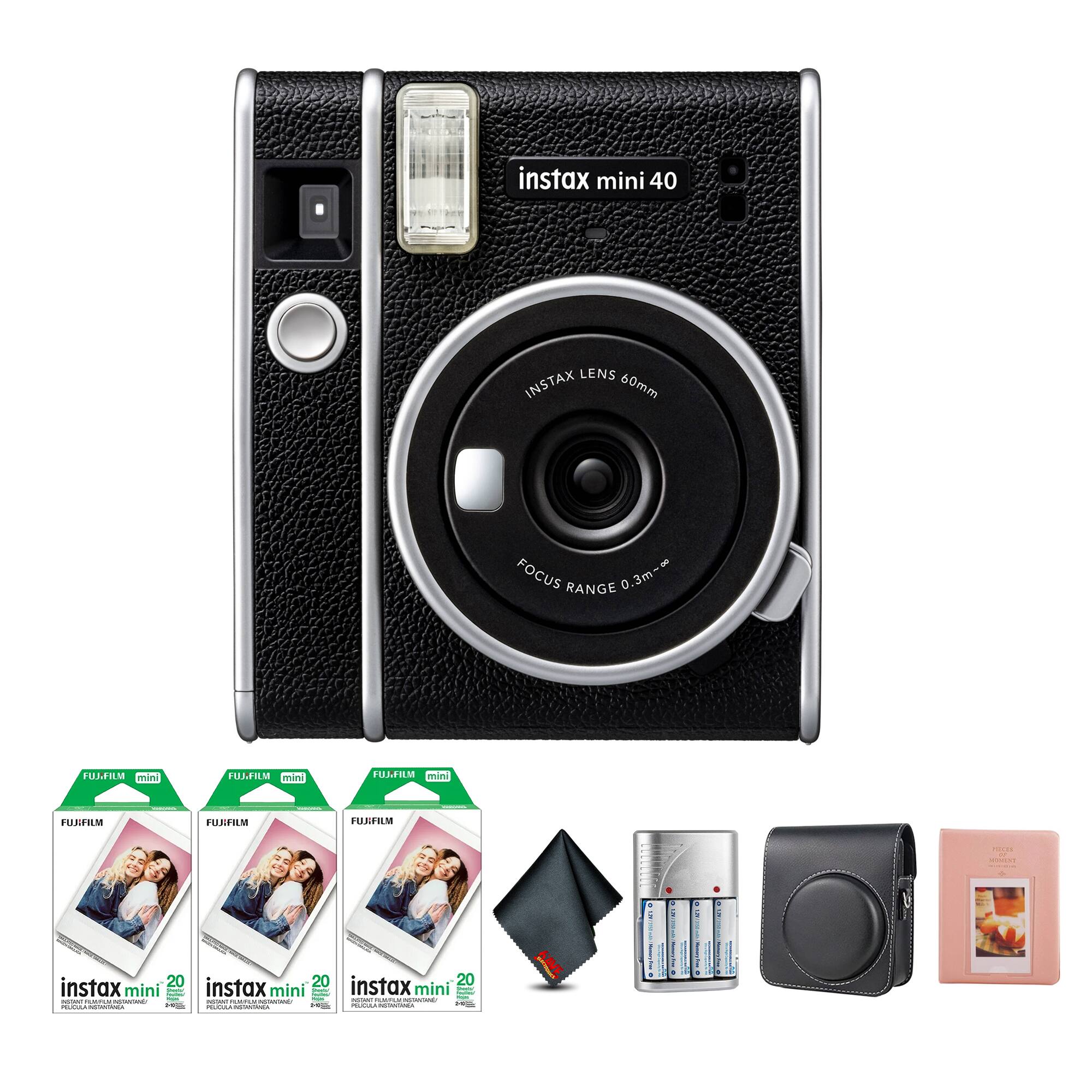 Fujifilm - INSTAX Mini 40 Instant Film Camera, Pack of 3 INSTAX MINI INSTANT FILM