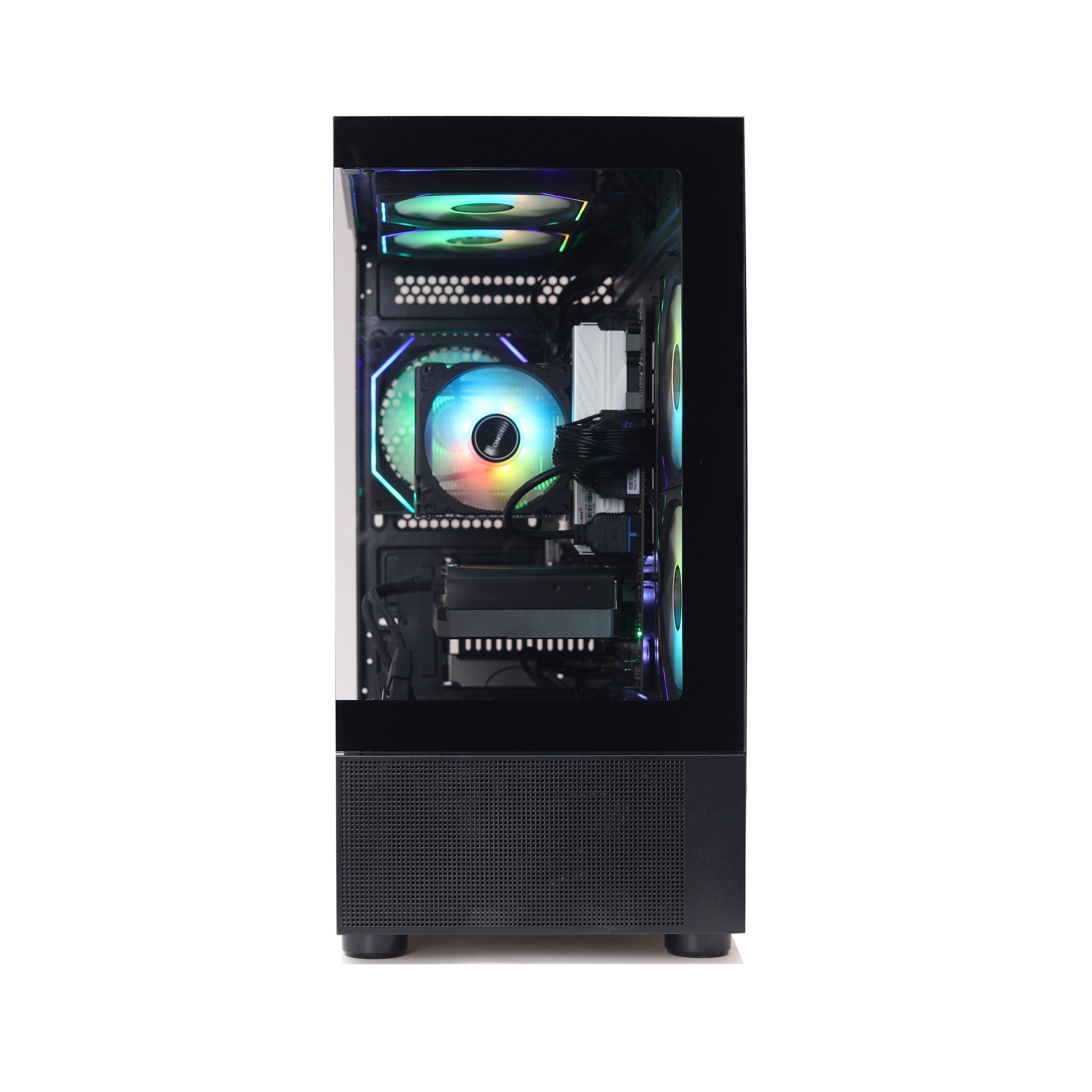 Angle. MXZ - MXZ Gaming PC Computer Intel I7 14700KF,RX 9070XT,32GB DDR5 6000,NVME 1T SSD, WIFI & Win 11 Pro Ready - Black.