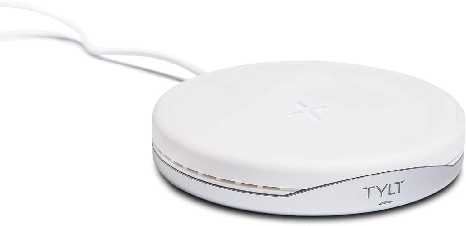 TYLT - Crest Convertible Pad + Stand | Fastest Wireless Charger | Converts From Pad To Stand - Color: White - White