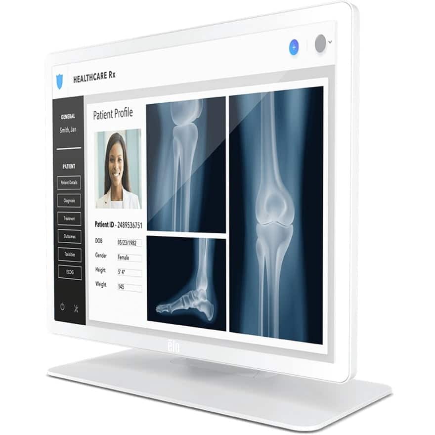 ELO - 1903LM 19" Medical Grade Touchscreen Monitor - Black