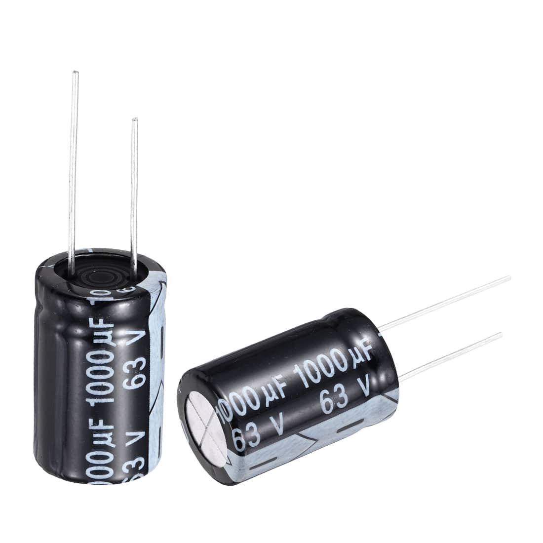 Unique Bargains - 1000uF 63V 16x25mm Electrolytic Capacitor, Radial Leads Aluminum, 10pcs, 105C High Temp for TVs, LCD Monitor, VCD - Black price history on PriceWatchPro