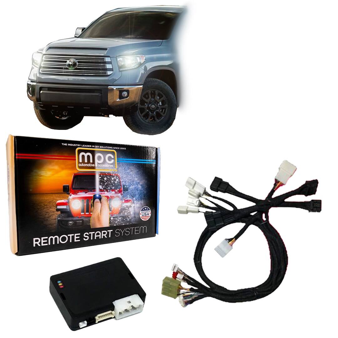 MPC - Factory Remote Activated Remote Starter For 2022-2024 Toyota Tundra Hybrid - Black