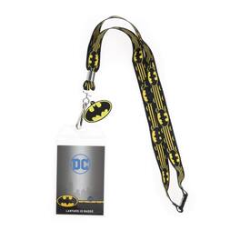 DC Universe - DC Comics Batman 22-Inch Lanyard With ID Badge Holder And Logo Charm - Yellow