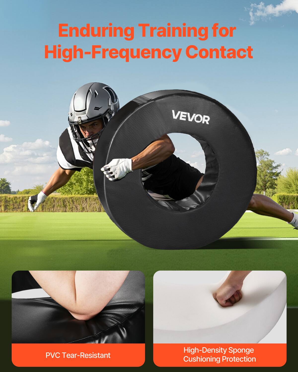 Enduring Training for High-Frequency Contact

VEVOR

PVC Tear-Resistant

High-Density Sponge Cushioning Protection