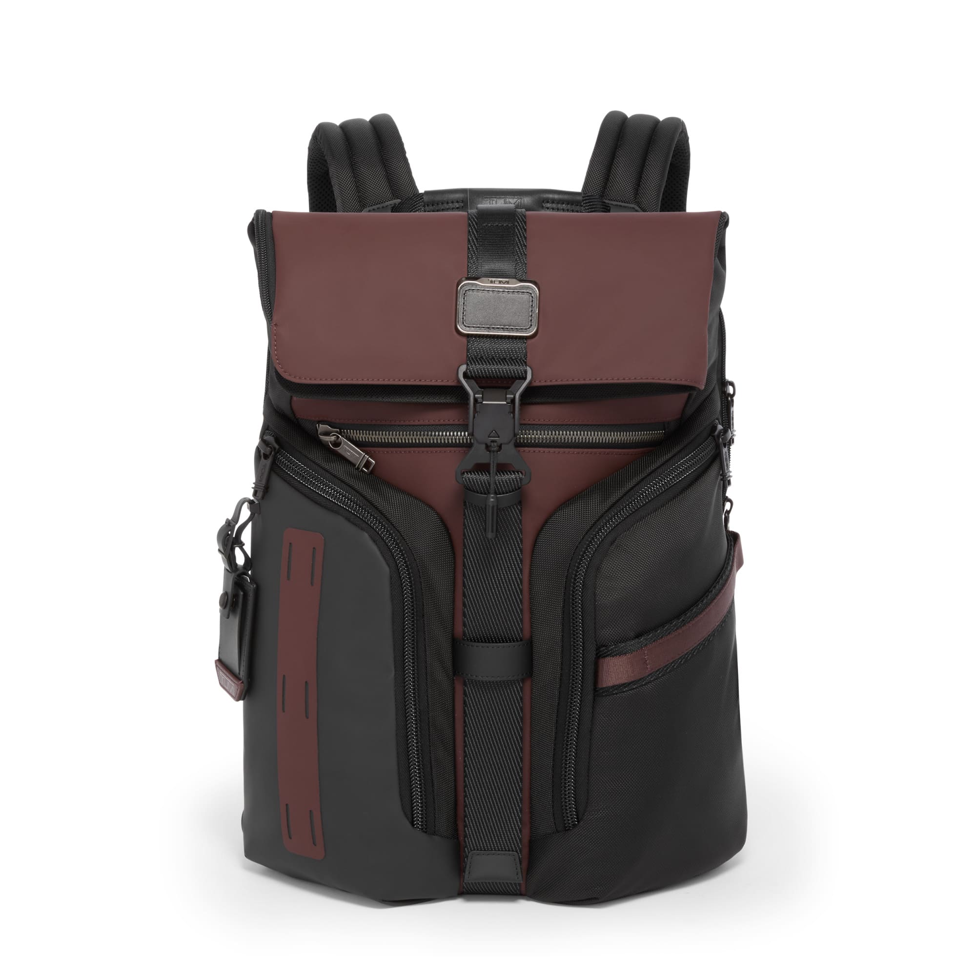 TUMI Alpha Bravo Logistics Flap Lid Backpack Oxblood 152404-B124 - Best Buy