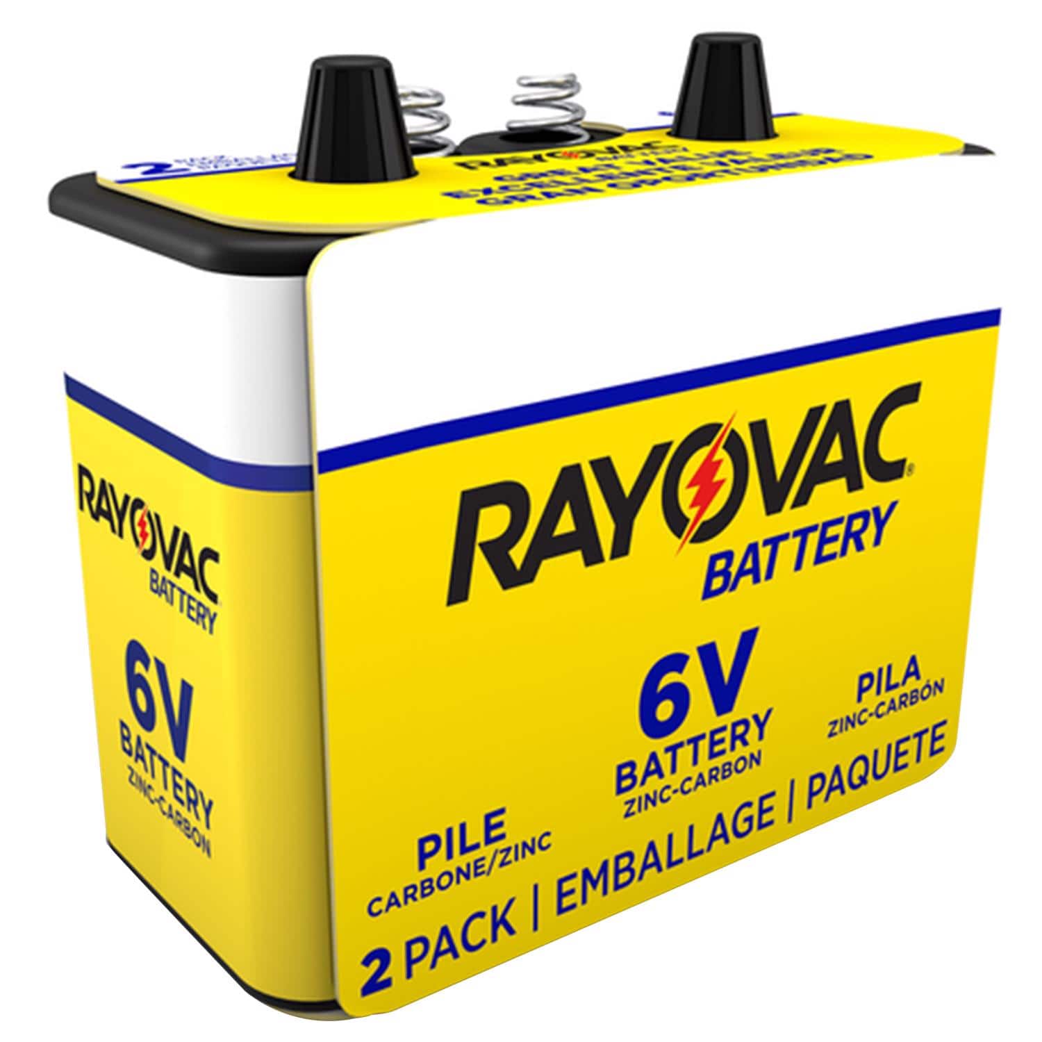 Rayovac - Zinc Carbon 6-Volt 6 V 8.5 mAh Lantern Battery 2 pk