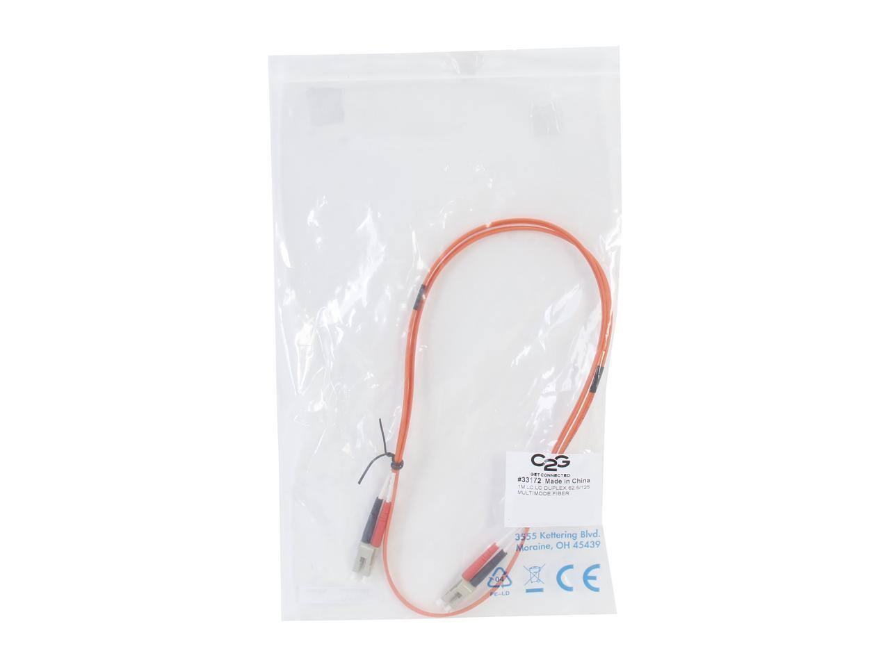 C2G  
#33172  
Made in China  
MLC  
LE DUPLEX  
SMAS  
MULTIMODE  
FRES  
3555 Kettering Blvd.  
Moraine, OH 45439  
CE  
FALD