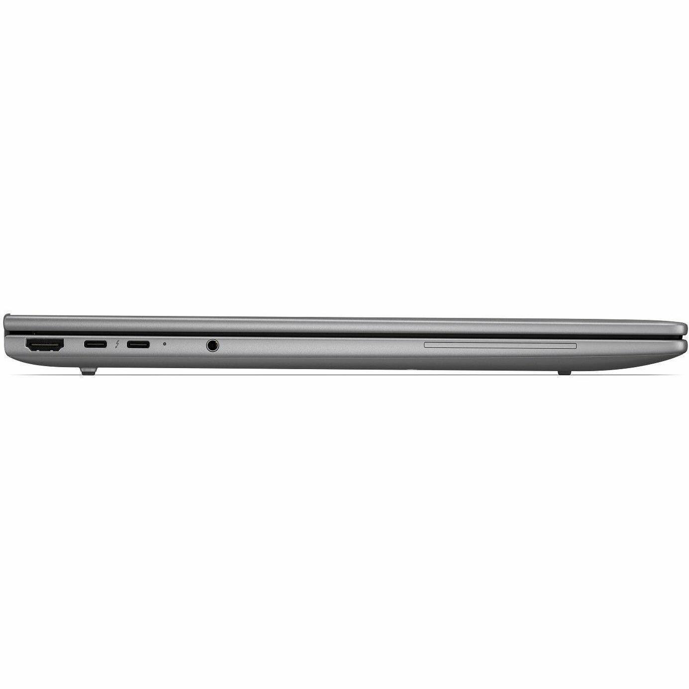 Alt View 3. HP - HP ZBook 8 G2i 16" Copilot+ PC Mobile Workstation - WUXGA - 60 Hz - Intel Core Ultra 7 Series 3 356H - 32 GB - 512 GB - Meteor Silver Aluminum.