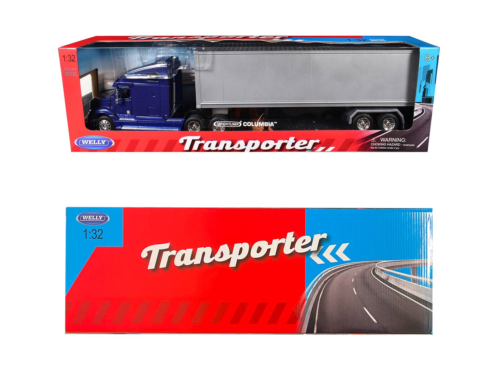 1:32 Diecast METAL  
8+  
WELLY  
Transporter  
COLUMBIA  
WARNING: CHOKING HAZARD - Small parts. Not for children under 3 years.