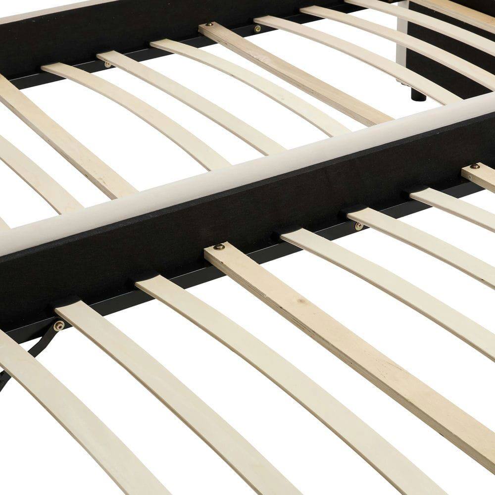 Alt View 7. Kadyn - Velvet Daybed with Sturdy Wood Frame, Modern Diamond Grid Pull-Out Design for Bedroom Living Room - Beige.