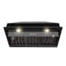 Akicon - 36 inches - Externally Vented - Range Hood Insert - Black