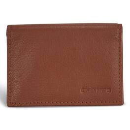 Champs - Onyx Collection Leather Card Case - Brown
