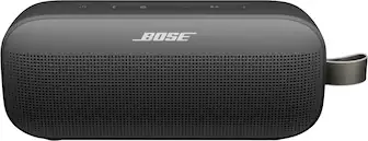 Front. Bose - SoundLink Flex (2nd Gen) Portable Bluetooth Speaker with Waterproof/Dustproof Design - Black.