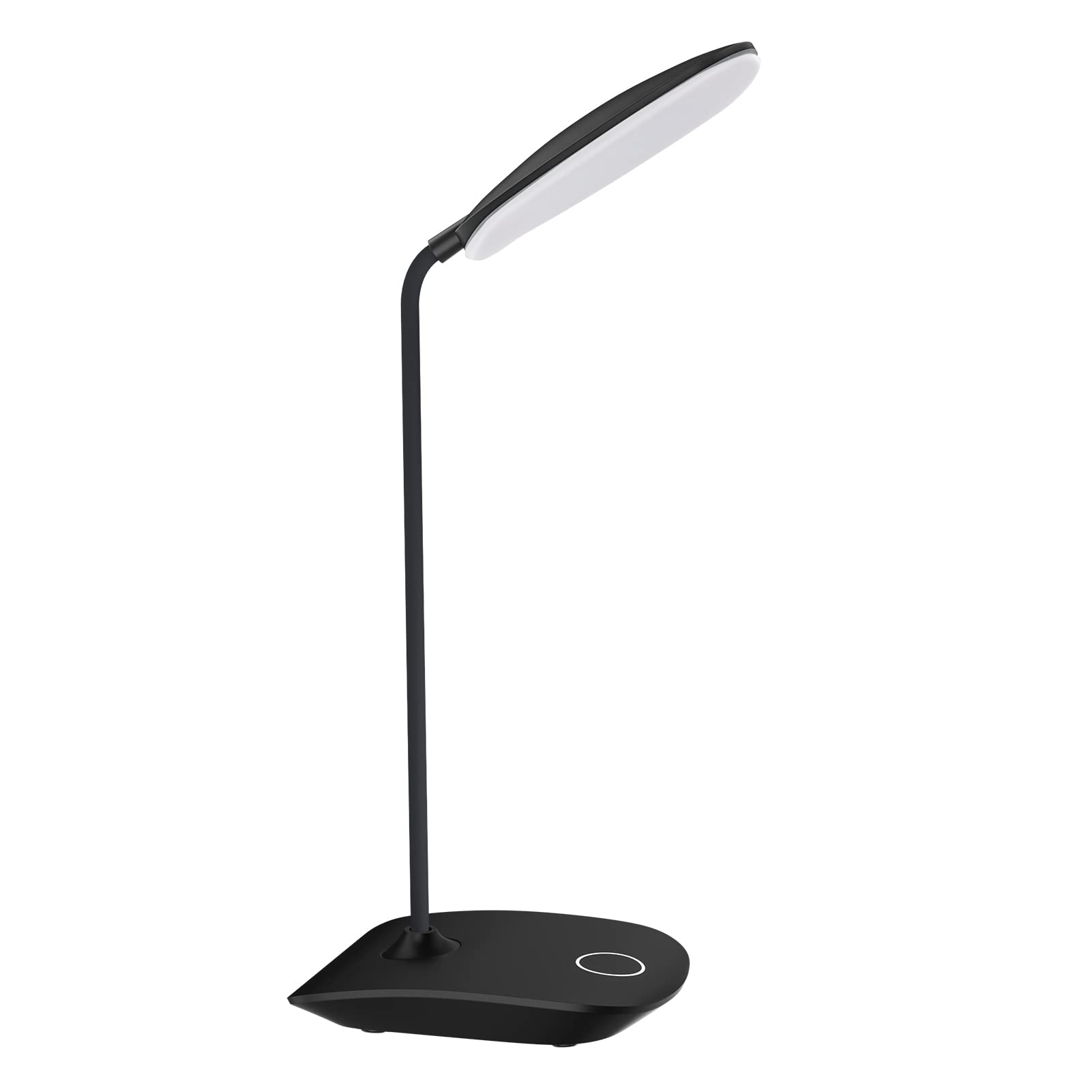 Front. Reds Spade - DEEPLITE LED Desk Lamp Flexible Gooseneck Level Brightness Battery Operated Table Lamp Touch Control - Black 1 Pack.