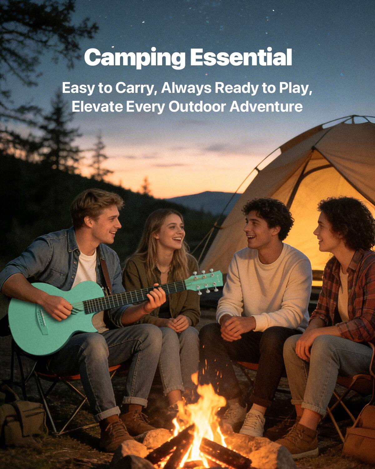 Camping Essential  
Easy to Carry, Always Ready to Play, Elevate Every Outdoor Adventure