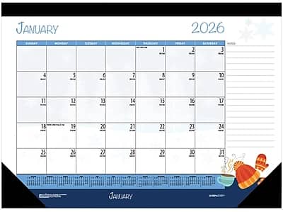 "2026 House of Doolittle Seasonal Holidays 22"" x 17"" Monthly Desk Pad Calendar, (139-26) - Multi" price history on PriceWatchPro