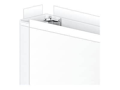 Alt View 3. Cardinal - ClearVue 1 1/2" 3-Ring View Binder, D-Ring - White.