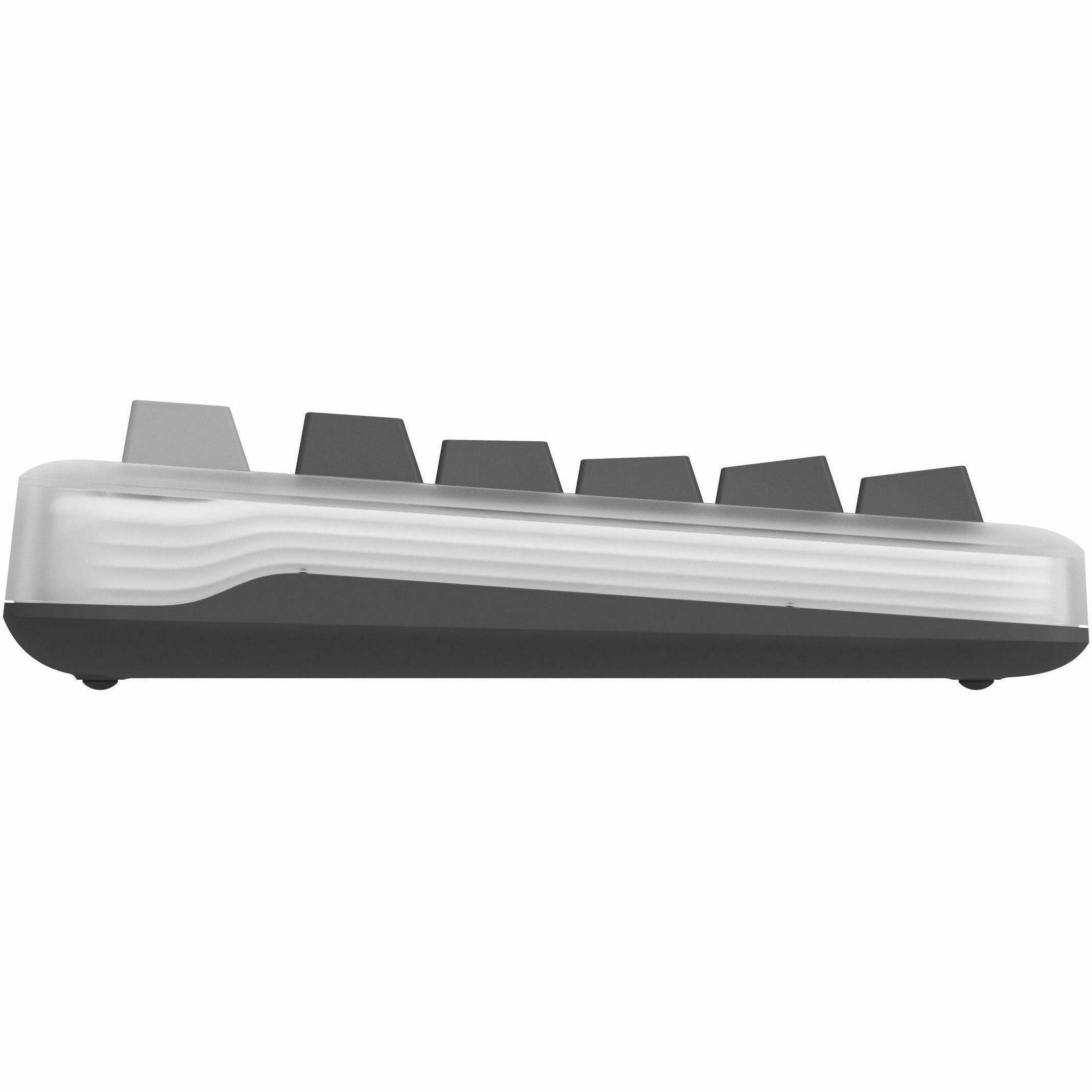 Alt View 7. Logitech - Logitech Alto Keys K98M Keyboard - Wireless Connectivity - Bluetooth/RF - 2.40 GHz - USB Type A Interface - 98 Key(s) - Graphite.