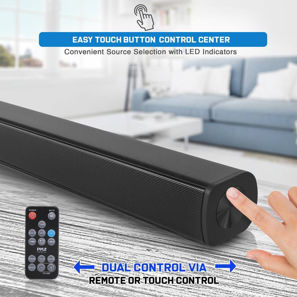 EASY TOUCH BUTTON CONTROL CENTER  
Convenient Source Selection with LED Indicators  

DUAL CONTROL VIA  
REMOTE OR TOUCH CONTROL