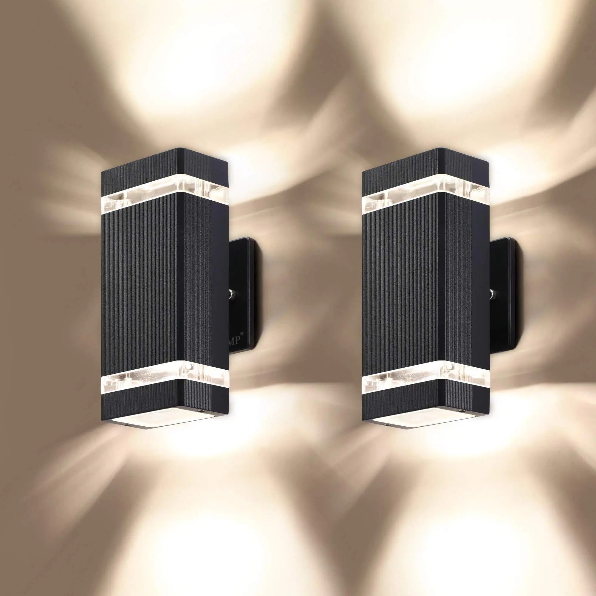 Black 2 PACKS - NO dusk to dawn