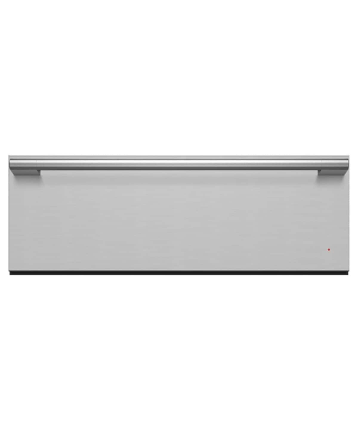 Front. Fisher & Paykel - 30" Warming Drawer, Push to Open - Contemporary Brushed Silver - Brushed Silver.