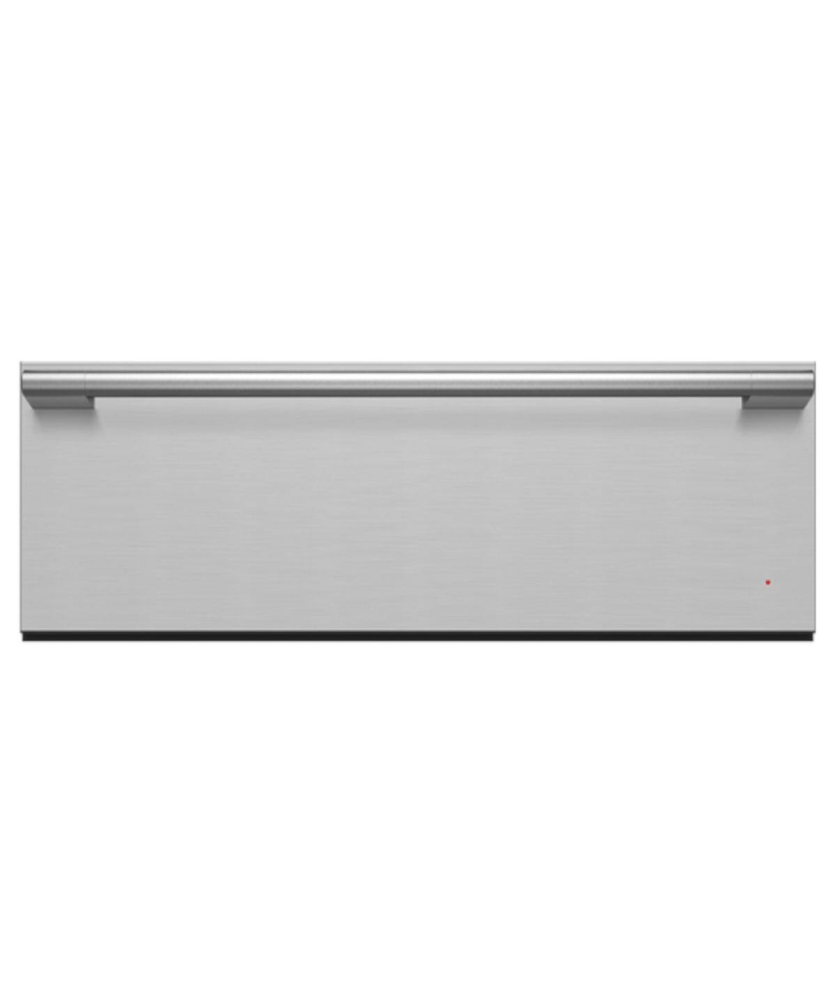 Front. Fisher & Paykel - 30" Warming Drawer, Push to Open - Contemporary Brushed Silver - Brushed Silver.