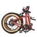 Alt View 12. Aventon - Sinch Step-Through Foldable Ebike w/ 40 mile Max Operating Range and 20 MPH Max Speed - Bonfire Red.