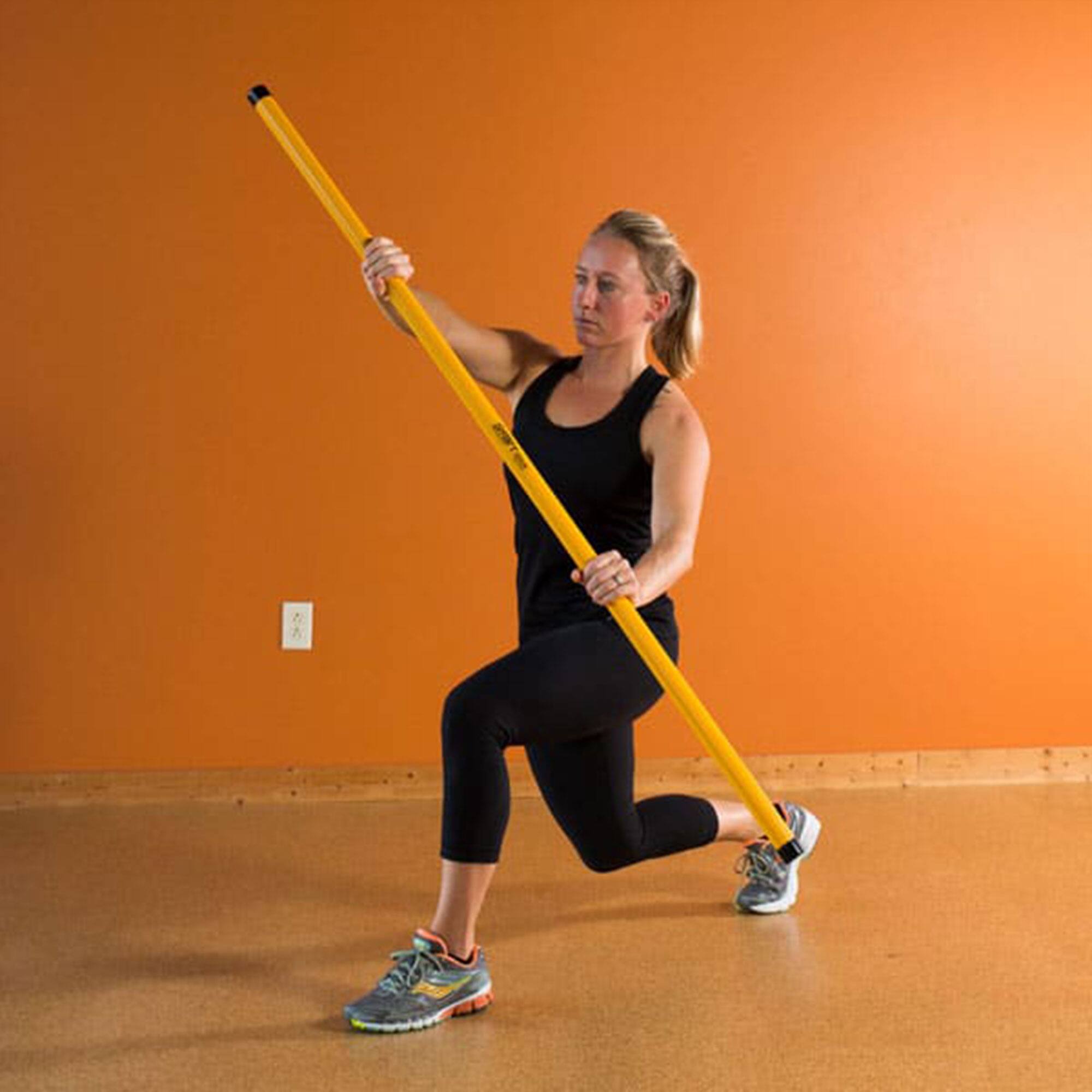 Alt View 10. Prism Fitness - Prism Fitness 5 Pound Smart Stick for Balance, Alignment, and Range of Motion - Yellow.