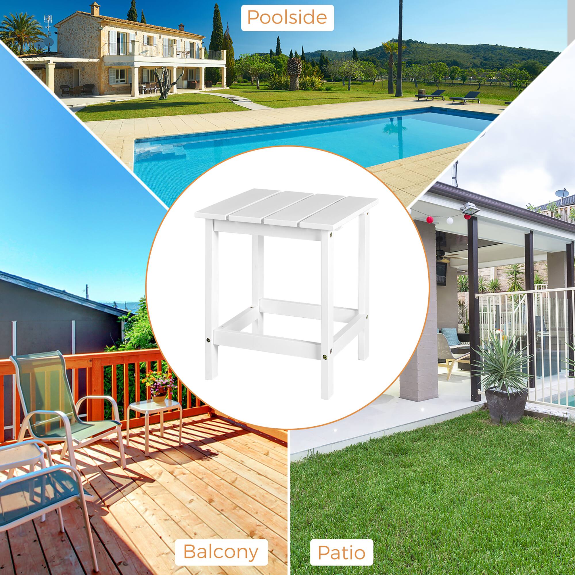 Balcony, Patio, Poolside