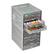 Alt View 17. Mind Reader - File Storage Drawers, Desk Organizer, Multi-Purpose, Crafts, Office, Metal Mesh, 10.75"L x 14"W x 21.25"H, Silver - Silver.