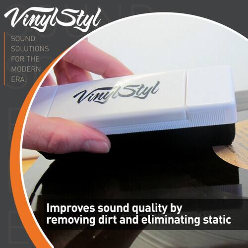 VinylStyl  
SOUND SOLUTIONS FOR THE MODERN ERA.  

Improves sound quality by removing dirt and eliminating static