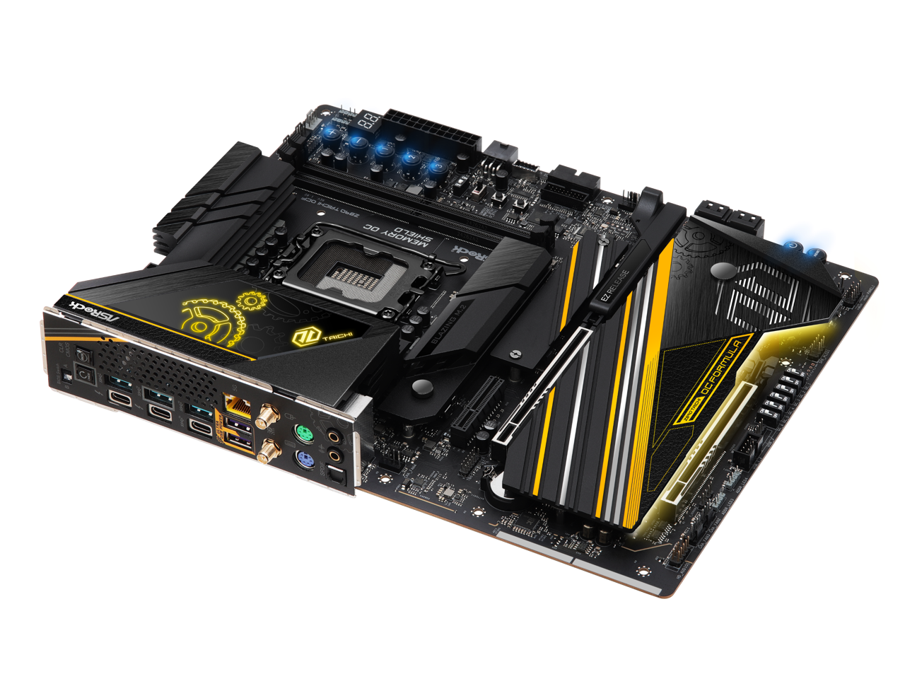 ASRock d SONIC A  
22272223  
LY Pan ENA  
fItta D0  
d MEMORY  
poy I EASE  
I I EZRELEASE - M.2  
BLAZING OCFORMULA OC