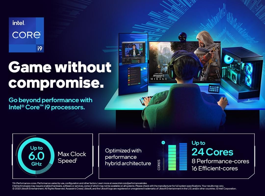 Intel Core i9 14900KF 14th Gen 24 Core 32 Thread 4.4GHz (6.0GHz