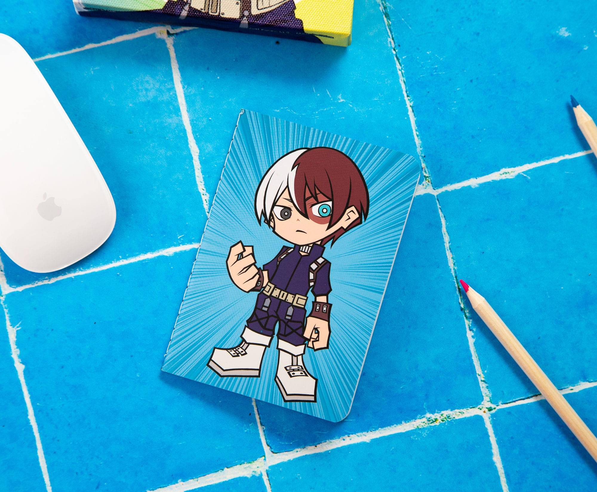 Alt View 4. Just Funky - My Hero Academia LookSee Mystery Box | Includes 5 Collectibles | Shoto Todoroki - Blue.