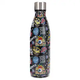 Von Dutch - 24oz Hydration Double Walled Insulated Stainless Steel Bottle - Black Jax