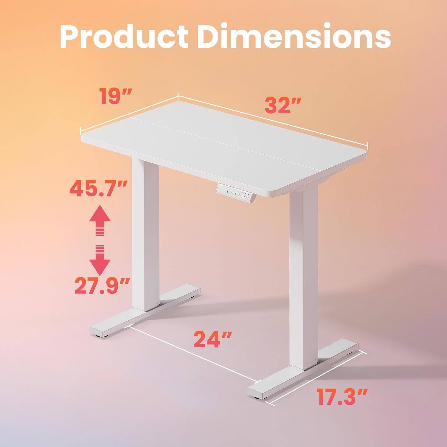 Product Dimensions: 19" x 32" x 45.7" x 27.9" x 24" x 17.3"