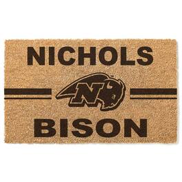 Jardine - Nichols College Bison 18" x 30" Team Logo Doormat - Brown