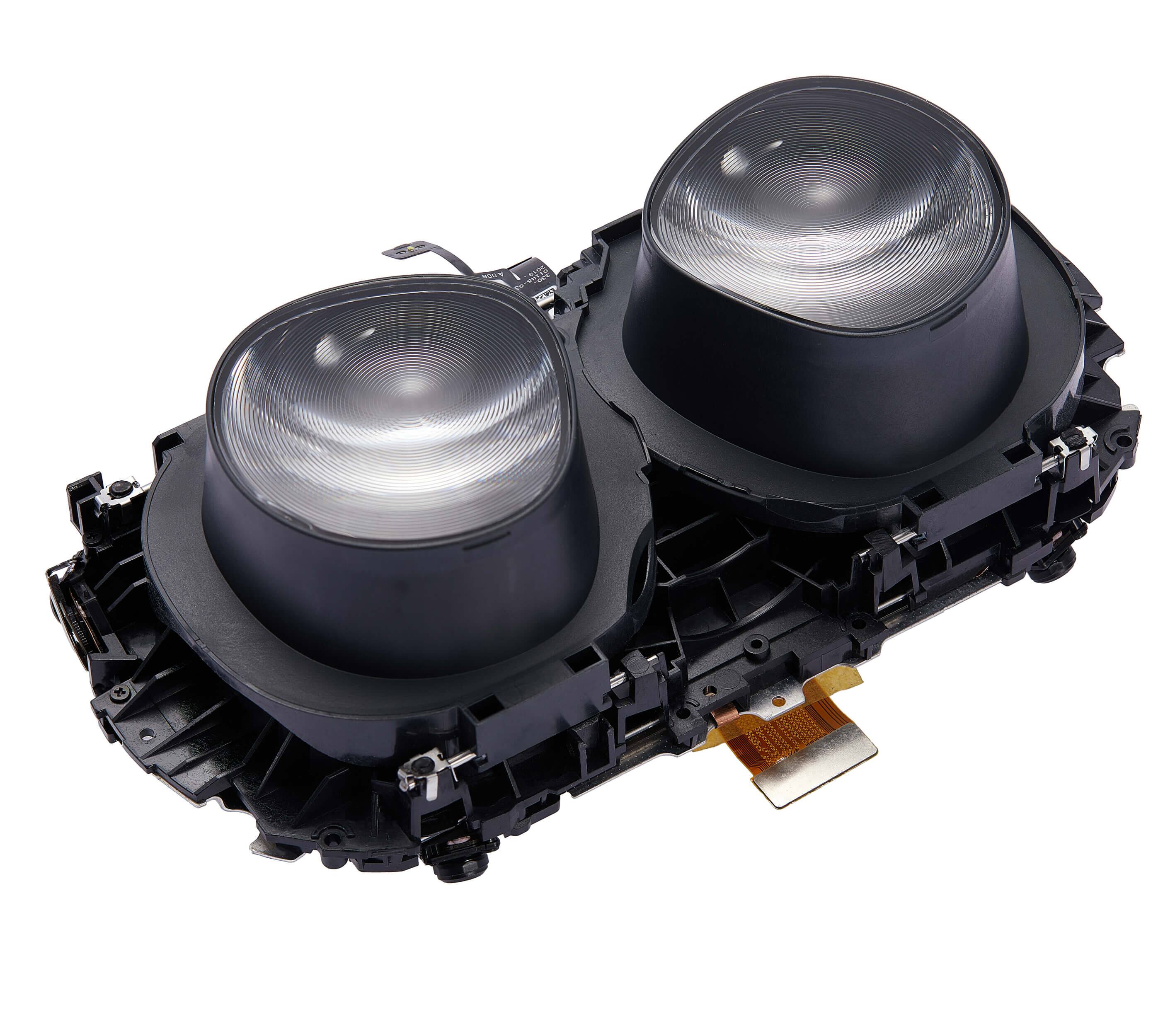 Angle. MobileSentrix - LCD Screen Assembly With Lens Replacement Compatible For Oculus Quest 2 - Black.