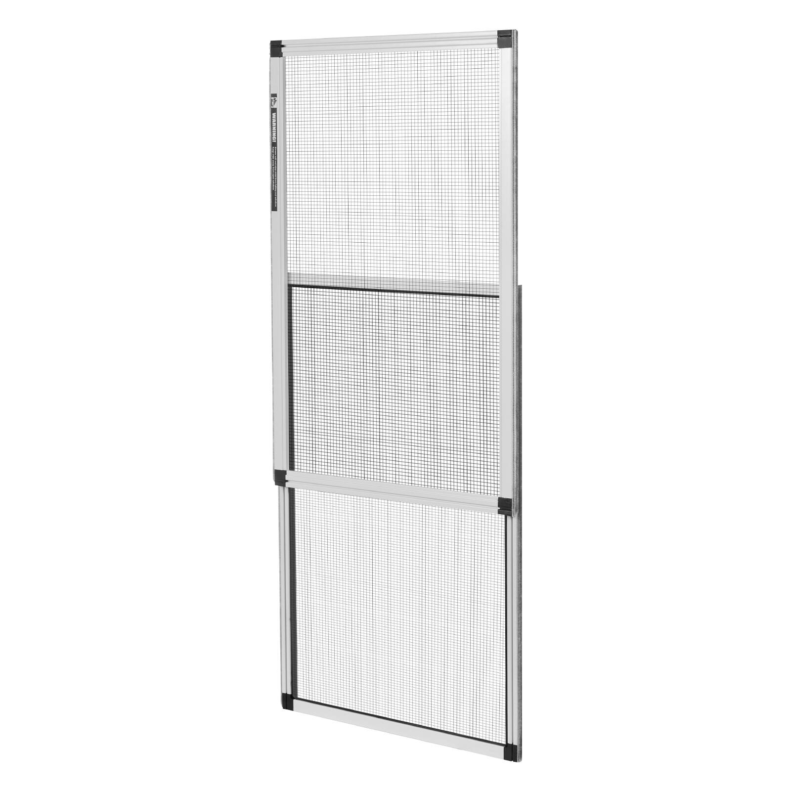 Alt View 5. VEVOR - Adjustable Window Screen, 15" H x 21" - 40" W, 2 Packs Expandable Windows Screens with Aluminum Frame and Durable Mesh - White.