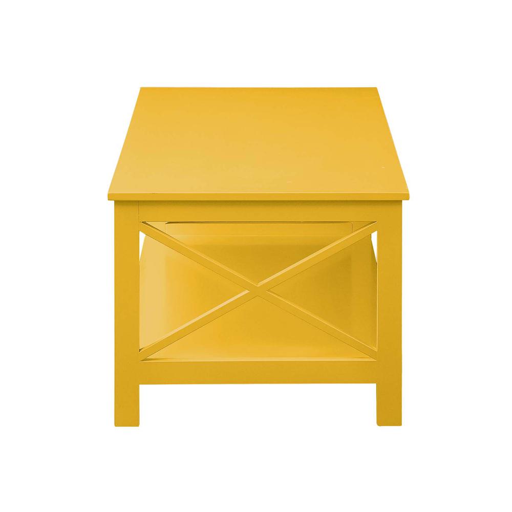 Alt View 4. Convenience Concepts - Oxford Coffee Table - Yellow.