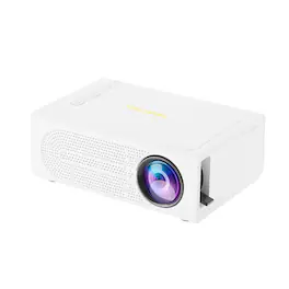Cluzine - 4K Mini Projector HD 1080P Portable LED Home Theater Micro Projector