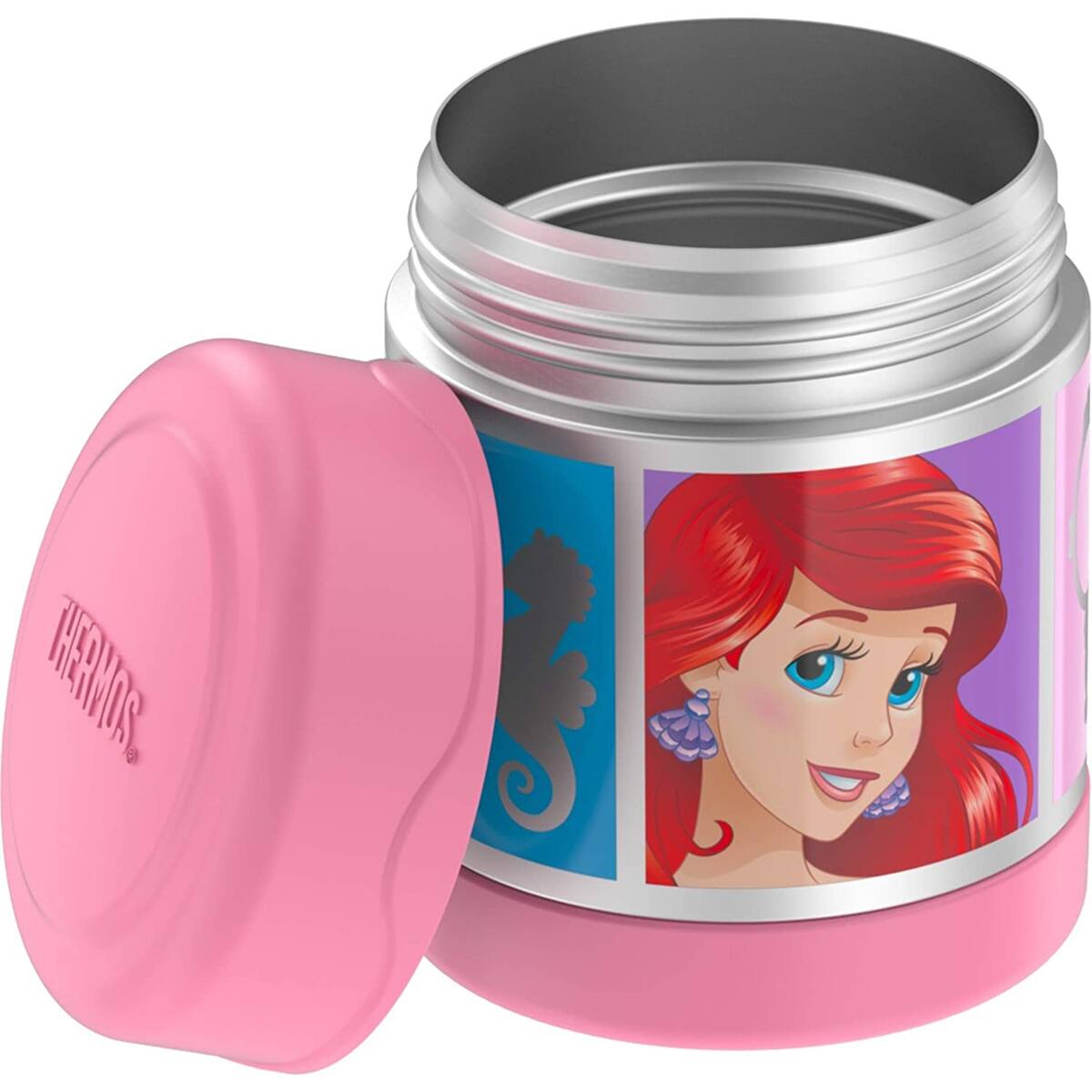 Alt View 3. Thermos - Thermos 10 oz. Kid's Funtainer Insulated Stainless Food Jar - Princess - Princess.