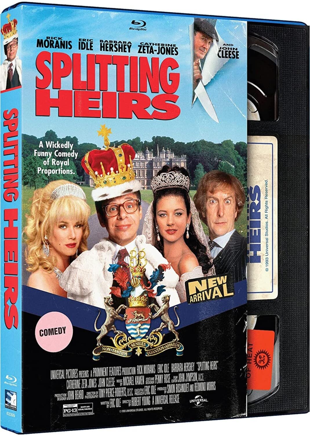 Splitting Heirs (Retro VHS Packaging)  - BLU-RAY