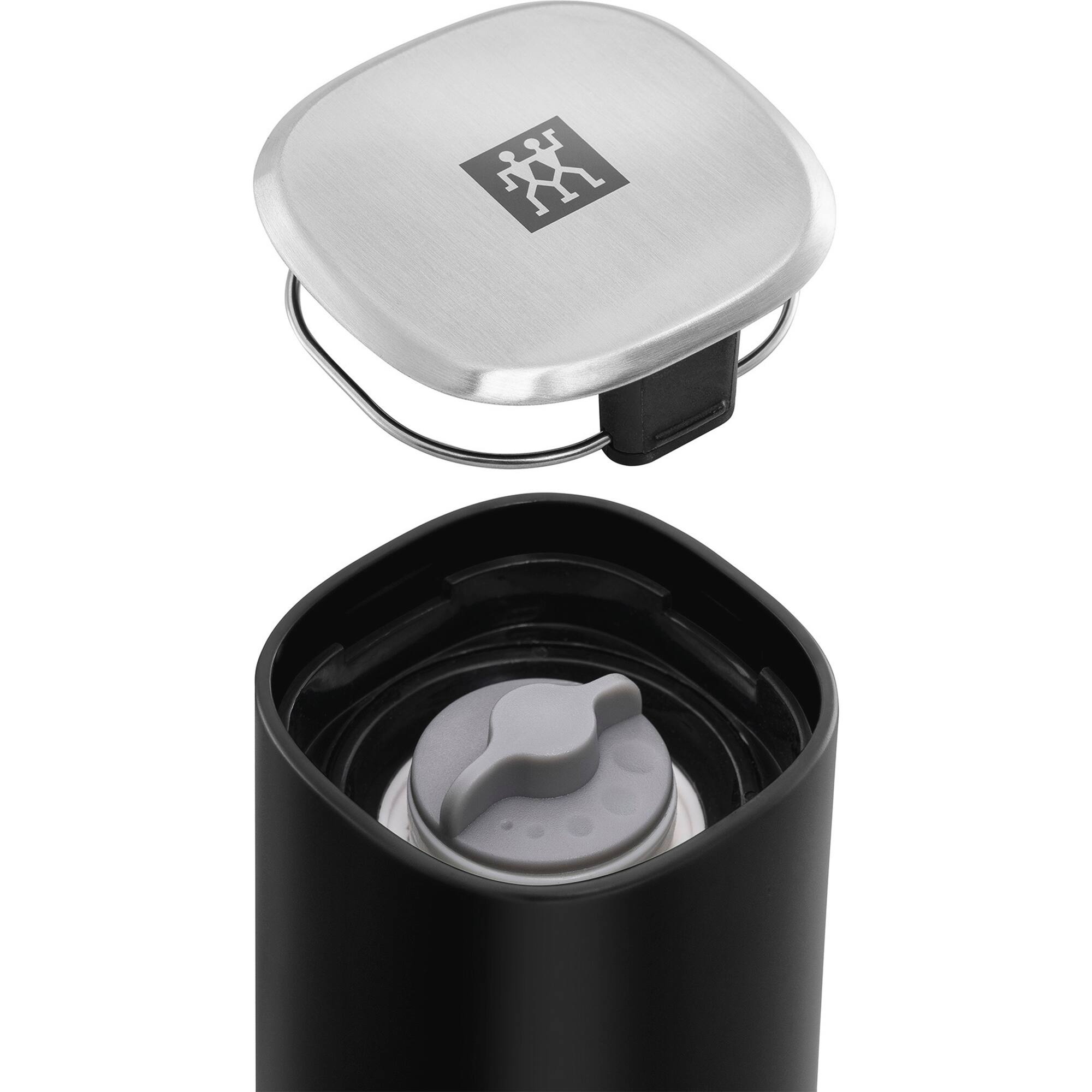 Alt View 2. ZWILLING - ZWILLING Spices Upside-Down Manual Spice Mill, Black - Black.