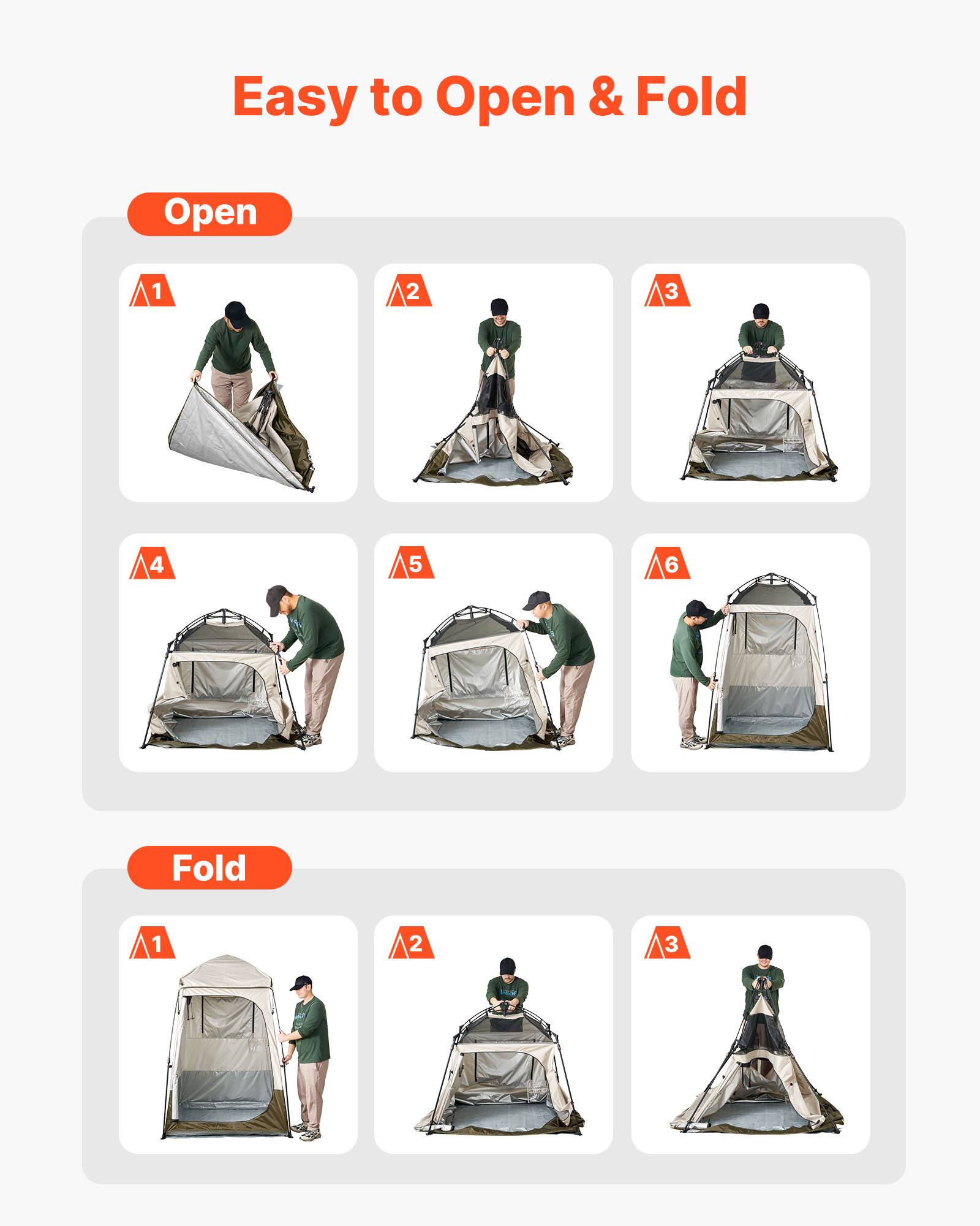 Easy to Open & Fold

Open
1
2
3
4
5
6

Fold
1
2
3