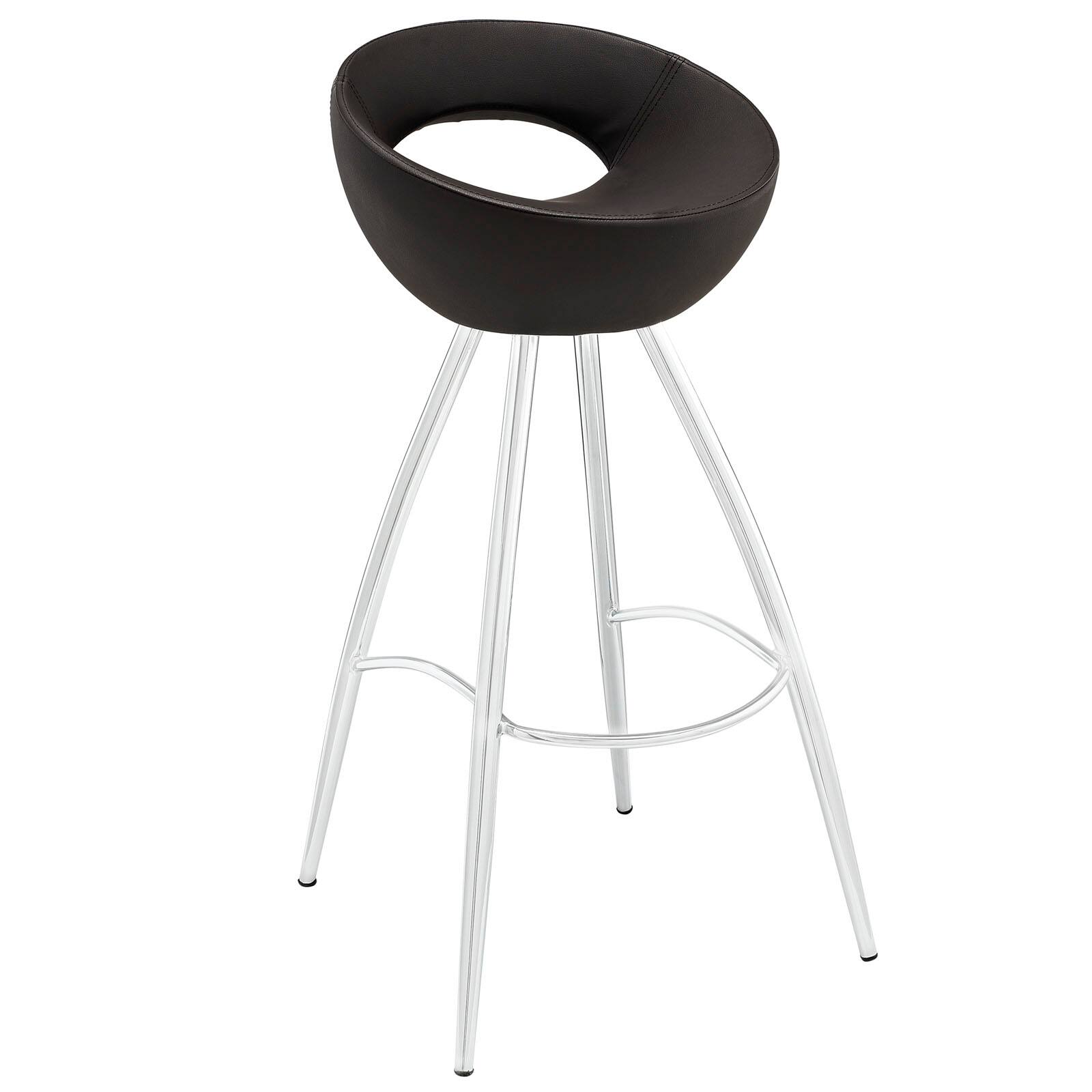 Angle. Modway - Persist Bar Stool by Modway - Brown.
