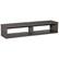 Front. Homcom - Wall Mounted TV Stand, Media Console Floating Storage Shelf for Living Room or Home Office - Dark Grey Wood Grain.
